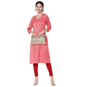 Women’s Cotton Blend Straight Kurta