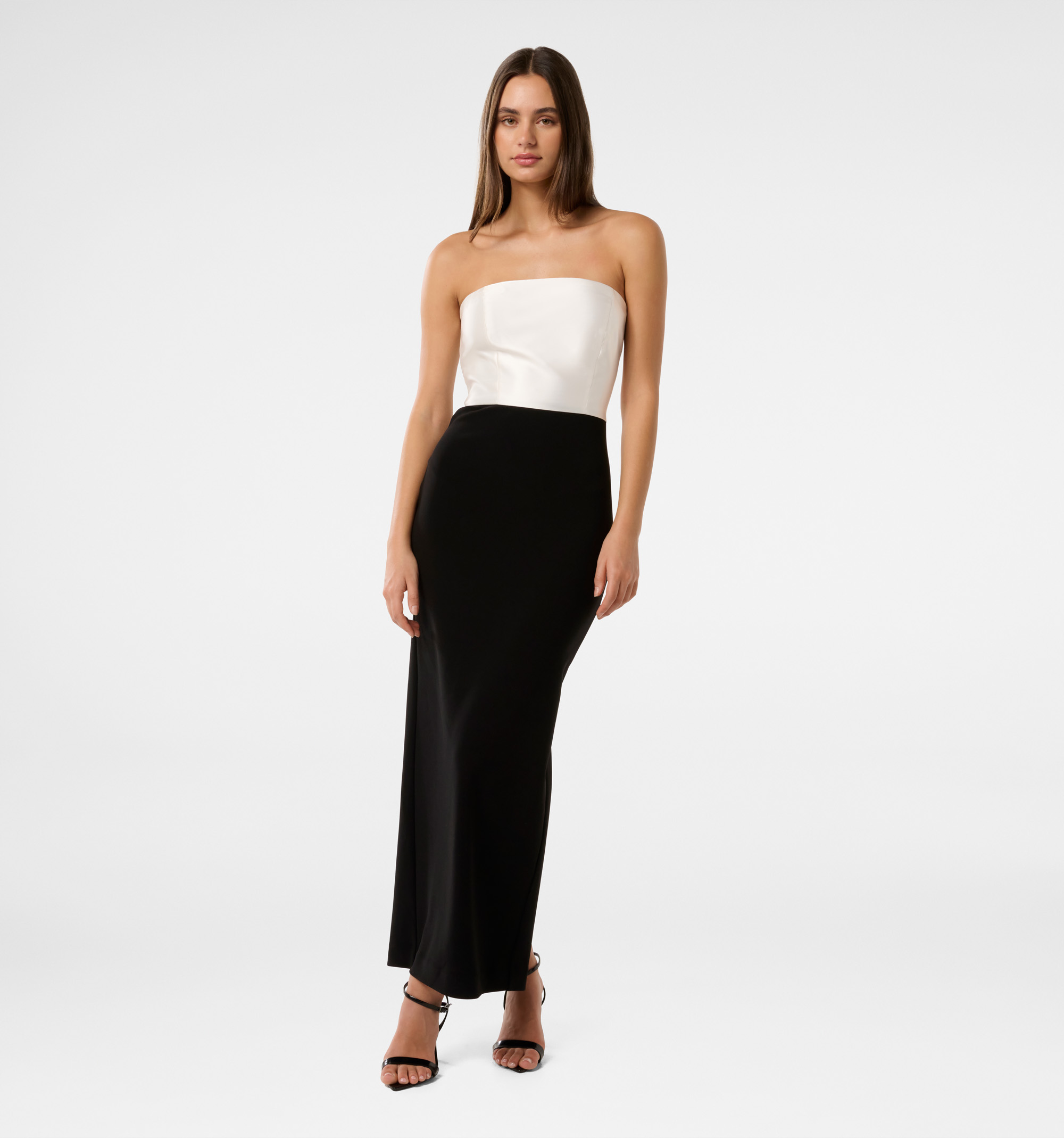 Vera Strapless Contrast Gown