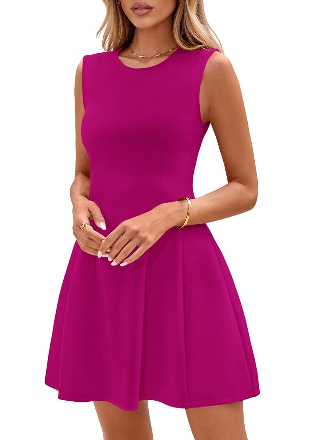 PRETTYGARDEN Summer Dresses for Women 2026 Elegant Classy Spring A Line Business Casual Work Graduation Cocktail Short Dress - Image 2
