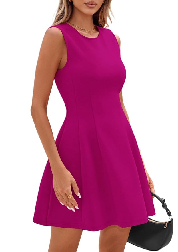 PRETTYGARDEN Summer Dresses for Women 2026 Elegant Classy Spring A Line Business Casual Work Graduation Cocktail Short Dress - Image 3