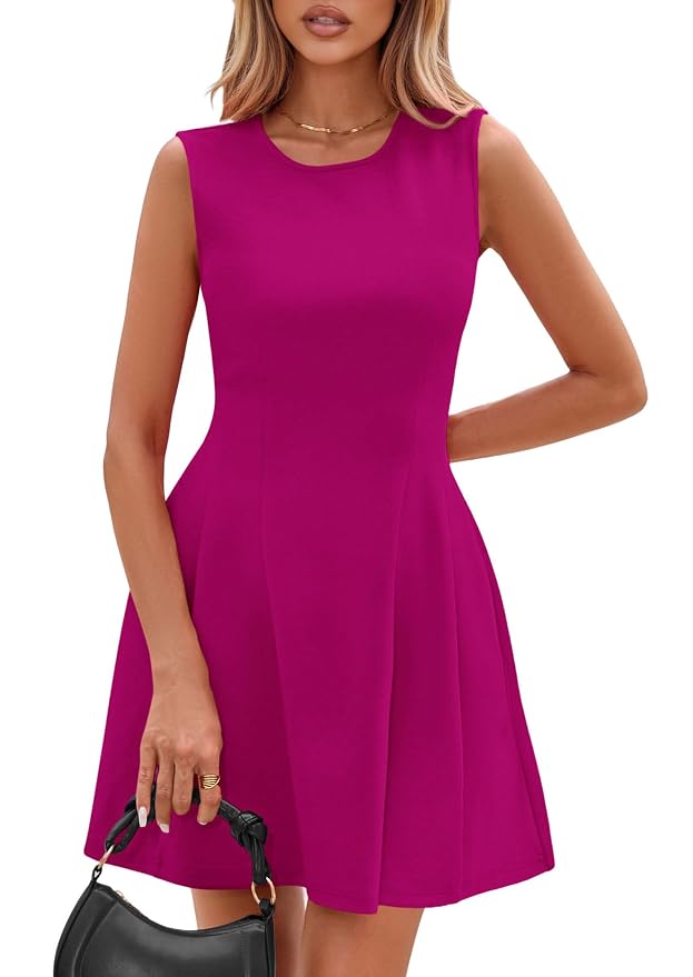 PRETTYGARDEN Summer Dresses for Women 2026 Elegant Classy Spring A Line Business Casual Work Graduation Cocktail Short Dress - Image 5