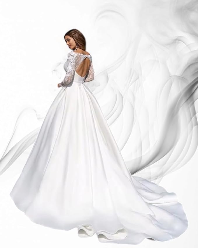 Cinderella Christian Wedding Ball Gown - Image 3