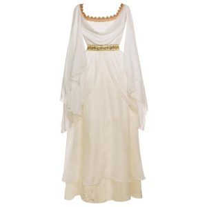Vibsion Womens Renaissance Renfaire Dress Medieval Sleeveless Fairy Dresses