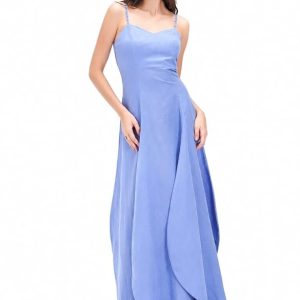 Bleue Volume Linen Sun Dress