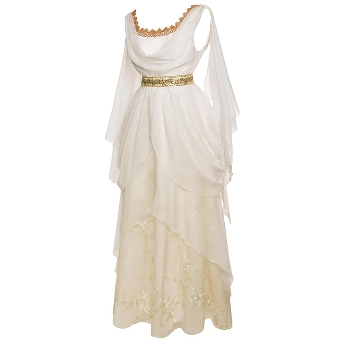 Vibsion Womens Renaissance Renfaire Dress Medieval Sleeveless Fairy Dresses - Image 2