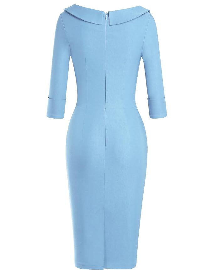 MUXXN Women's Classic Vintage Sweetheart Neckline Cocktail Prom Tea Dress - Image 2